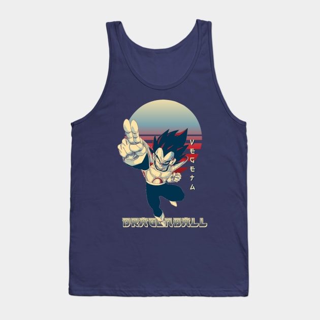 Prince Vegeta Tank Top by Retrostyle